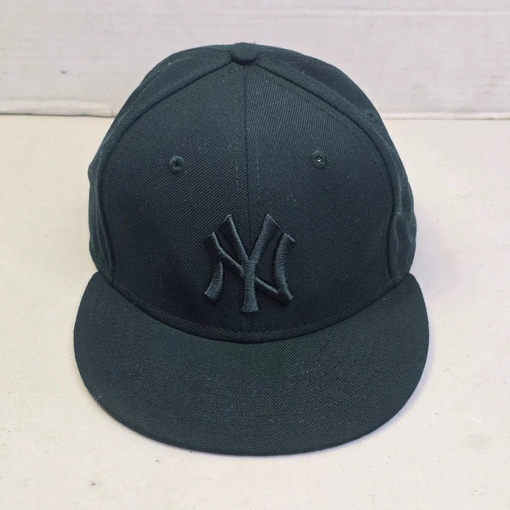 New Era Men's 59FIFTY New York Yankees Fitted Hat 7 1/2 Dark Green Wool Cap U7